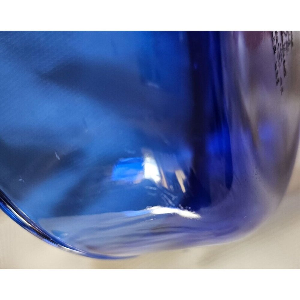 Anchor Hocking Cobalt Casserole Bowl w/ Lid 2qt handles 9" vtg blue kitchen - Picture 15 of 15